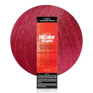 L'Oral Technique HiColor Blonde HiLights Permanent Hair Color For Dark Hair - Intense Blonde Highlights, No Pre-Lightening Required, No-Drip Crme and Color Resists Fading (1.2 Ounce (Pack of 1), Magenta)