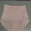 Women's High Waisted Underwear Slightly Tummy Control Cotton Panties Full Coverage Postpartum Briefs 4 Pack (S)