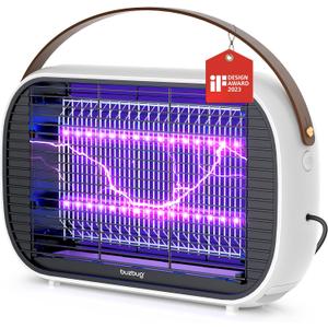 Buzbug LED Bug Zapper Indoor, 10 Years Lifespan Lamp Sustainable Less Power, Durable High-Voltage Electric Mosquito Zapper, Fly Trap Mosquito Trap, Fly Killer -MA015B (White) Buzbug LED Bug Zapper Indoor, 10 Years Lifespan Lamp Sustainable Less Power, Durable High-Voltage Electric Mosquito Zapper, Fly Trap Mosquito Trap, Fly Killer -MA015B (White)