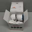 2K Cameras for Home Security, 5G & 2.4G WiFi Security Camera Indoor Outdoor for Baby Pet Dog Cat Nanny, 2-Way Audio, Color Night Vision, Siren, 24/7 Local Recording, IP65, Work with Alexa, K07-4P (White)