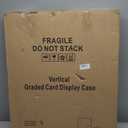 Baseball Card Display Case, 5 Tier Card Display Frame Lockable, Trading Card Display with UV Protection Sports Card Display Case for Baseball Cards, Football Cards, Sports Cards