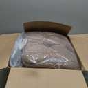 Downluxe Chair Cushions for Dining Chairs 4 Pack, Tufted Indoor Chair Pads with Non-Slip Bottom, U-Shaped Kitchen Chair Cushions, 17"x17"x4", Brown