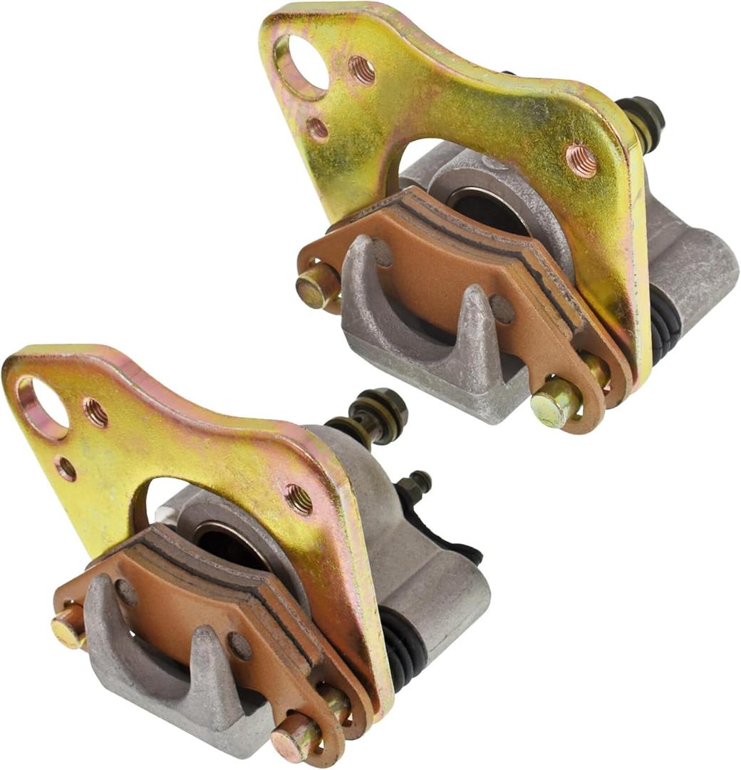 GXYWADY Front Brake Calipers Left & Right with Pads Replacement for Polaris Ranger 500 700 2x4 4X4 6x6 EFI LE XP TM 2005 2006 2007