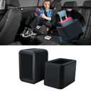 2 Pack Silicone Seat Belt Buckle Holder, Seat Belt Buckle Booster for Kids, Durable Silicone Material, Easy Access to The Buckles of Rear Seats, Car Accessories, Suitable for Most Car Models (Black)