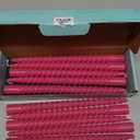 10 Inch Hot Pink Taper Candle Set, 10 Pack Unscented Dripless Candlesticks for Family Dinner Parties Wedding Home Decoration Picnic