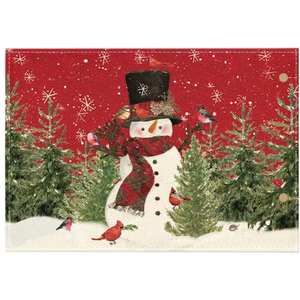 Artoid Mode Xmas Tree Truck Snowman Christmas Kitchen Towels Dish Towels, 18x26 Inch Holiday Bird Hello Winter Decoration Hand Towels Set of 2