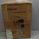 4 Wheels Pet Stroller for Small Medium Dogs Cats Up to 45 lbs Folding Dog Stroller with Detachable Breathable Carrier Suitable for Car Seat, Hand Carry & Travel, All Terrain, 3 in 1 Multifunctional (Grey)