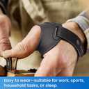 Velpeau Flexible CMC Thumb Brace - Soft Rubber Thumb Splint for Arthritis Pain and Support, Comfort Cool Thumb CMC Restriction Splint, Thumb Stabilizer for CMC Joint for Women and Men (Right Hand - M)