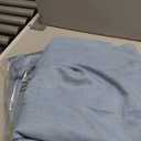 Linen Grommet Curtains 108 inches Long 2 Panels Set for Living Room Sliding Glass Door Back Tab Pocket Semi Sheer Soft Light Blue Cotton Curtains Baby Blue Drapes 108 inch Floor to Ceiling Length