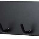 Magnetic Key Holder for Metal Front Door Towel Hook Brush Organizer for Laundry Room on Dryer Washer Hat Hanger for Entryway for Festival Holiday Decorations (Black Shiny)