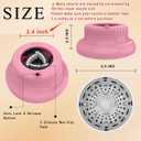 Hair Dryer Diffuser for Curly and Natural Wavy Hair,Universal Hair Diffuser,Hair Dryer Diffuser Attachment (Pink)