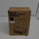 PLUSINNO Cooler Fishing Backpack with Rod Holders 45L Large Water-resistant Fishing Tackle bag Store Fishing Gear Fishing Gifts for Men Father Black Camo