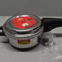 Prestige Deluxe Alpha Svachh Stainless Steel Pressure Cooker with Alpha Base and Deep Lid for Spillage Control, (3 Liter)