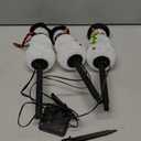 Christmas Pathway Lights Outdoor Decoations, Solar LED Snowman Stake Lights, Waterproof Walkway Landscape Light for Winter Yard, Garden Decor (Cool White, 3 Pack)