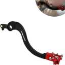 JFG RACING Dirt Bike Rear Brake Foot Pedal, CNC Motorcycle Foot Lever for CRF250R 2004-2024/CRF450R 2005-2024/CRF450RX 2017-2024/CRF250RX 2019-2024-Red