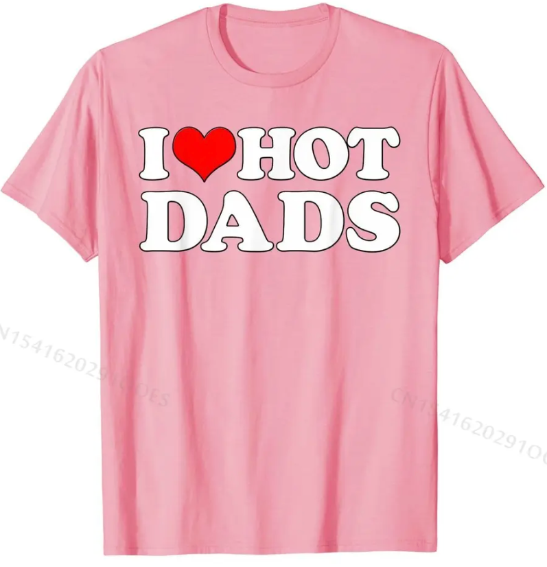 I Heart Hot Dads Mens T-Shirts.(L) I Heart Hot Dads Mens T-Shirts.(L)