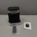 Small Portable Space Heater for Indoor Use VOCRS 1500W PTC Electric Heater with Thermostat, Remote Control, 12H Timer, Eco and Fan Mode, Rapid and Safe Heating for Bedroom, Office, Black