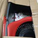 O-Cedar EasyWring Microfiber Spin Mop, Bucket Floor Cleaning System, Red, Gray, Standard
