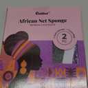 CORATED African Net Sponge Authentic, Shower Loofah Exfoliating Bath Sponge, Body Scrubber for Women and Men Daily Use Body Care, Travel Portable Bath Accessories Spa Gifts