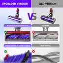 OTTWL Upgrade Anti-Tangle Replacement Vacuum Head Compatible with Dyson V8, Cyclone V10,V11,V15 Cordless Vacuum Cleaners, Suitable for Thin Carpets, Hardwood Floor