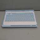 Keyboard Case for Samsung Galaxy Tab S10 Lite/S10 FE/S9 FE 10.9 Inch/Galaxy Tab S9 11 Inch 2023, Mouse and 7-Color Backlit Detachable Bluetooth Keyboard, Ultra-Thin Cover with S Pen Holder (Blue)