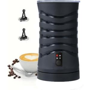 Milk-Frother, 4-in-1 Milk-Steamer-and-Frother, Hot & Cold Foam Milk Warmer with Temperature Control, Auto Shut-Off Frothers for Coffee, Latte, Cappuccino, Macchiato