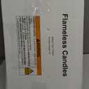 Amagic Ivory Flameless Candles with Remote, Battery Operated Candles with Timer, Acrylic Plexiglass Flickering LED Fake Candle for Wedding, Holiday, Home Decor, Set of 9, D2.2 x H5 6" 7" (Ivory White & Warm Yellow Glow)