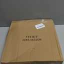 Natural Round Hanging Mirror, 11.8 Inch Farmhouse Mirror with Leather Hanging Rope for Bathroom, Bedroom, Living Room, Entryway Home Decor. (Natural, S-11.8in)