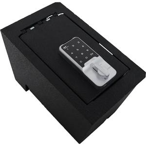 Center Console Safe Vault - KEREN Console Gun Safe Box Compatible with Toyota Tundra 2022-2024 and Toyota Sequoia 2023-2024, Electronic Keypad Lock