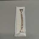 Wearlizer Bling Gold Silver Compatible with Apple Watch Bands 38/40/41/42mm 2-Tone Womens X-Link Rhinestone Wristband Dressy Metal Bracelet for iWatch Series 11 10 9 8 7 6 5 4 3 SE/Ultra 3 2 1