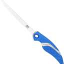 CUDA 6" Fillet Flex Titanium Bonded Corrosion Resistant Stainless Steel Blade Fish Knife with Precision Ground Flex Edge & Non-Slip Scale Pattern Grip | for Freshwater & Saltwater Use