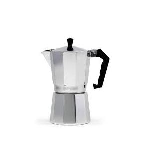 Primula Classic Stovetop Espresso and Coffee Maker, Moka Pot for Italian and Cuban Café Brewing, Greca Coffee Maker, Cafeteras, 12 Espresso Cups, Silver