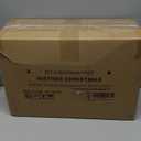 3FT Pre-lit Artificial Small Mini Christmas Tree with Warm White Multi-Color LED Lights, Remote Control and Timer, Perfect for Xmas Tabletop Decorations, Home, Kitchen, Dining Table top Snow