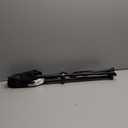 Foldable Tripod Stool - Ultra Portable Seat for Tall People, 20 High - Hunting Chair & Hidden Zippered Pocket - 2 lb Camping Stool, 3 Legged Strong Steel Stool Holds up to 200 lb (Black)