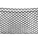 Car Rear Cargo Net, Universal Adjustable Elastic Trunk Cargo Storage Organizer Net Compatible for SUV, Jeep, Truck, Storage Nylon Mesh Double-Layer with Hooks (35.4 x 15.7 Inch)
