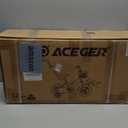 ACEGER 12" Kids Balance Bike with Basket, Toddler Bicycle for Early Learning Leg Strength and Steady Balancing, Durable Frame&Tool-Free Adjustable Seat, Gift Bike for 2-5 Kids, No Brake (pastel duo)