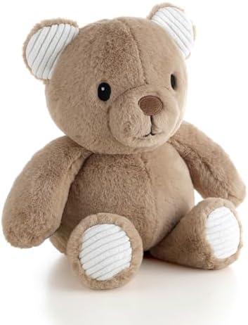 The Peanutshell Teddy Bear Stuffed Animal - 10 inch - Baby Safe - Machine Washable - Soft Bear Baby Toys, Newborn Infant Toddler, Plushies for Boys Girls, Stuffies, Woodland Nursery Decor