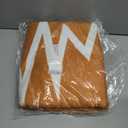 Boho Sofa Cover for Couch and Loveseat - Soft Chenille Furniture Protector for Dogs, 3 Cushion Couch Throw Cover, Pet Furniture Protector - Thick and Washable (Large:71"x118", Tassel Orange)