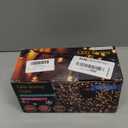 Battery Operated Christmas Lights-132FT 300 LED 8 Modes Outdoor/Indoor Waterproof Fairy Lights, Decorative Light Strings for Wedding Party Bedroom Roof Garden Halloween Thanksgiving Holiday,Warm White