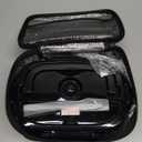 TRAVELISIMO Electric Lunch Box for Adults 100W Heated Lunch Box For Men 1.5L Stainless Steel Portable Food Warmer, 12/24/110V Electric Food Warmers for Travel & Work (Black)