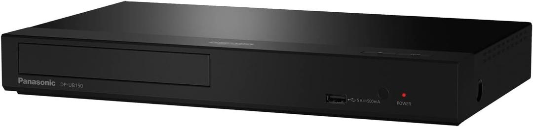 Panasonic 4K Blu Ray Player, Ultra HD Premium Video Playback and Hi-Res Audio - DP-UB150-K (Black)