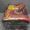 ALAZA Chinese Japanese Dragon Flower Area Rug Rugs for Living Room Bedroom 7' x 5'