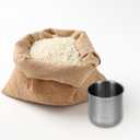 PRETYZOOM Stainless Steel Rice Measuring Cup 1 Cup 8.45 Oz Kitchen Scoop for Rice Cooker and Cooking Ingredients