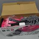 ThinkLearn Car Cleaning Kit, Car Vacuum Detailing Kit Interior with High Power Handheld Vacuum, Including 7Pcs Detailing Brush Set, Windshield Cleaner, Pink Car Accessories for Women