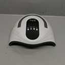 UV Gel Nail Lamp 120W LED Nail Light Fast Dryer for Gel Polish Curing with 4 Timers Portable Handle Large Space Automatic Sensor (White)