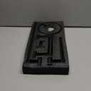 Matte Black Bathroom Hardware Set 4 Pieces,Bathroom Accessories Set Stainless Steel Wall Mounted, Hand Towel Bar, Towel Ring, Robe Towel Hooks,Toilet Paper Holder,Towel Bar Set, 23.6 Inch