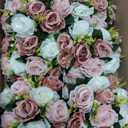 NUPTIO Flower Balls for Wedding Centerpieces - 6 Pcs 9.5 inch Diameter Fake Flower Ball Arrangement Bouquet Party Centerpieces for Tables - Dusty Rose Bouquet Centerpiece Flowers for Wedding Table