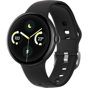 Smart Watch for Men Women, Bluetooth Call & Quick Reply, 44mm AMOLED Display, Health | Stress | Sleep | Fitness Tracker, AI Assistant, 100+ Workout Modes, 14 Day Battery, Water Resistant (Black)