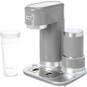 Mr. Coffee 4-in-1 Latte Lux Iced Hot Coffee Maker with Built-In Milk Frother Single-Serve 22 Ounces