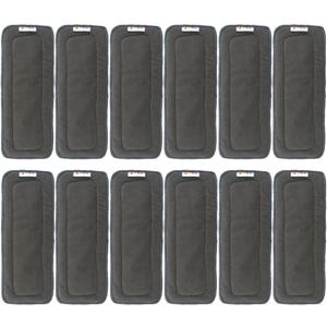 AlVABABY 12pcs Cloth Diaper Inserts,5Layer Inserts,Reusable Liners for Baby Cloth Diapers12ZTN